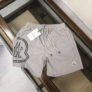 Moncler Men's Tan Athletic Shorts